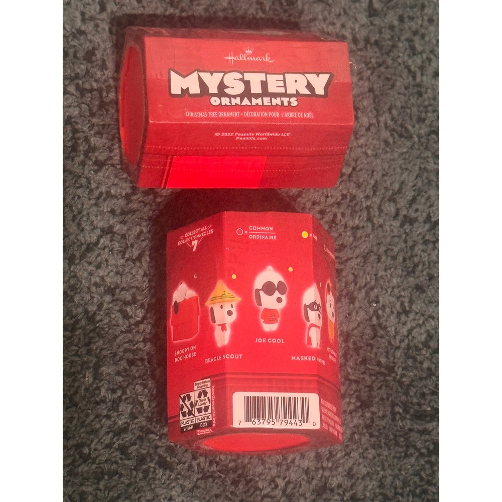 NEW Hallmark Peanuts Snoopy Mystery Ornaments 2022 Series 2 Sealed Lot of 2